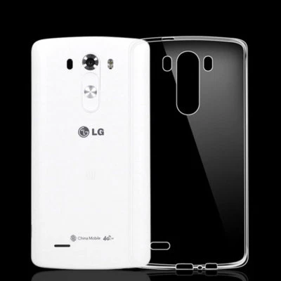 Custodia Air cover sottile flessibile per LG G3 D850 D851 case TPU trasparente - Immagine 1 di 2
