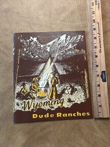 Vtg WYOMING Dude Ranch Directory Brochure Guide 40's-50's - Picture 1 of 10