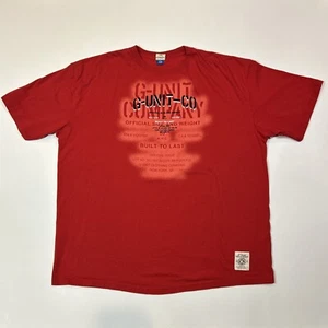G-Unit Shirt Herren Größe 3XLB Big Rot Hip-Hop Streetwear 50 Cent Logo Tee - Bild 1 von 12