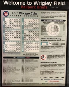 Chicago Cubs WRIGLEY FIELD Gate F Kiosk Game Used Entire 1997 Season - Picture 1 of 2