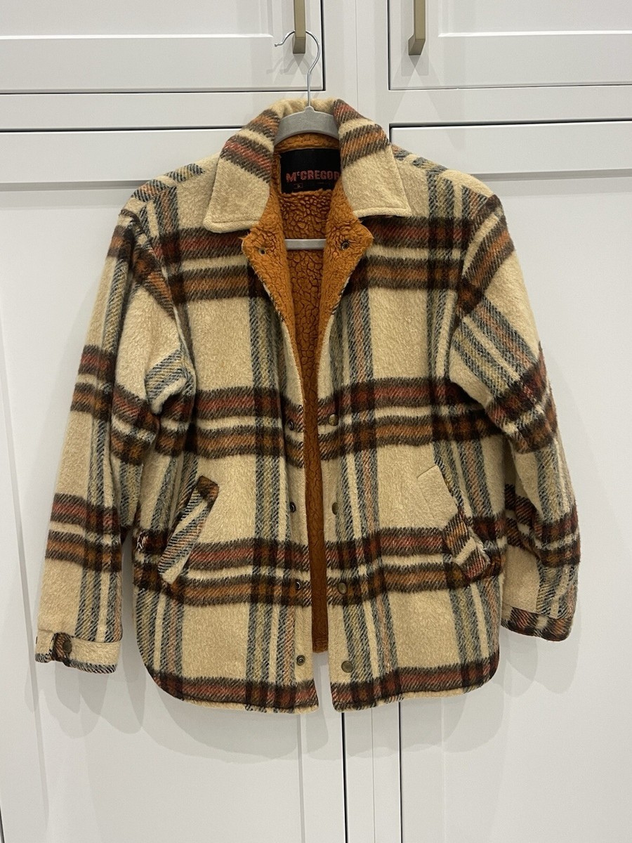 ジャケット・アウター 70s McGregor Gray Wool Stadium Jacket McGregor Coats, Jackets & Vests for Wool Outer Shell Men for