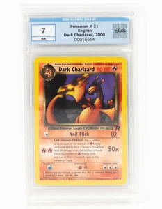 Dunkles Glurak/Dark Charizard - 21/82 Team Rocket Pokémon - Certificado EGS - Imagen 1 de 2