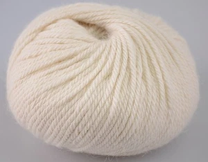 Zarela ARAN ***Super Soft*** 100% Luxurious Baby Alpaca Yarn - Fawn Cream - Picture 1 of 2