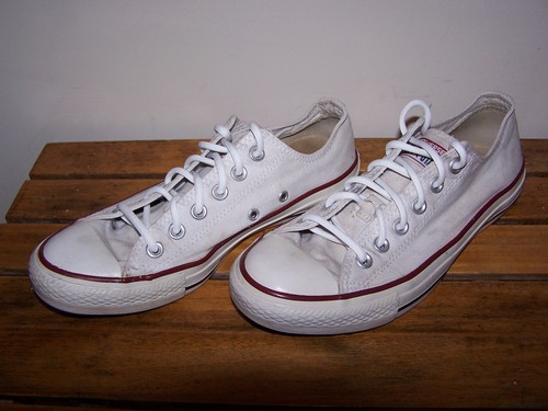 Scarpe da ginnastica Converse bianche taglia 6 uk