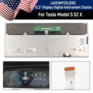 LCD Display Replacement For Tesla Model S/S2/X GEN 2 Digital Instrument Cluster - Imagen 1 de 12