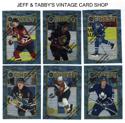 1994-95 Topps Finest Hockey 1-165 / SEE DROP DOWN MENU 4 CARD U WILL RECEIVE - Image 1 of 4