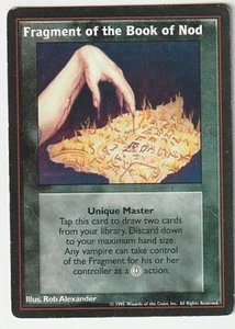 Fragmento del Libro de Nod x1 VTES Jyhad ET - Imagen 1 de 1