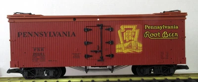 G SCALE USA TRAINS EGLSTS 2016 (#20161) PENN ROOT BEER REEFER - Image 1 of 4