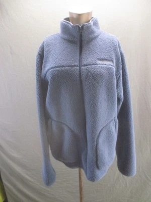 Женская спортивная куртка Columbia размер M синяя на молнии с воротником-стойкой и высоким ворсом 590 - Изображение 1 из 4