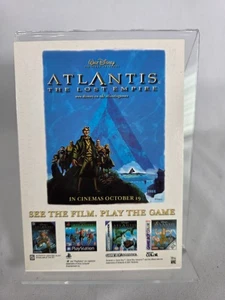 Atlantis The Lost Empire Reino Unido Película Promo Juego Postal Gameboy Playstation 2001 - Imagen 1 de 2
