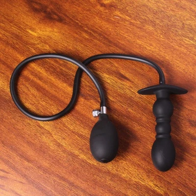 Extra-Enorme-Inflable-Hombre-Prostata-Anal-Butt-Plug-Consolador-Cuentas-Hombres-Mujeres-Sexo-Juguete Foto 1 de 4