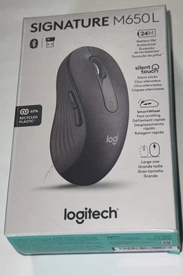 Logitech Signature M650 L Full-size Wireless Scroll Mouse with Silent Click NEW! - Image 1 of 4