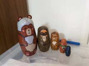 Vox Machina Critical Role Critter Nesting Dolls Full Set of 5 Limited Edition - Picture 1 of 3