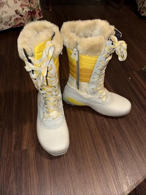 Merrell Winterbelle Mujer Talla 9.5 Media pantorrilla Opti Cálido Impermeable Plateado Abedul Foto 1 de 4