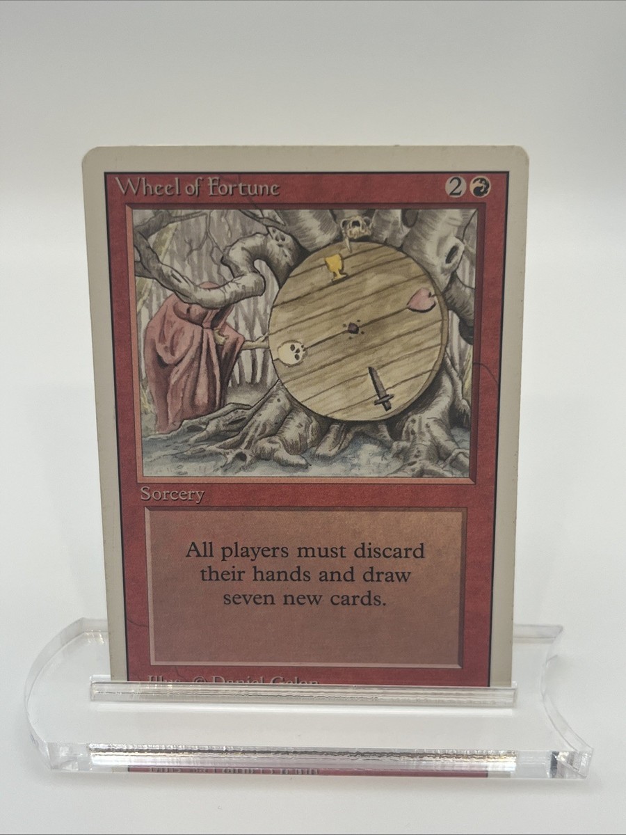 Wheel Of Fortune In Individual Magic: The Gathering Cards
