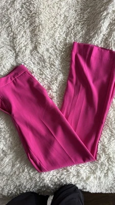 Victoria Beckham for target women's long pink pants With Pockets size 4 - Image 1 of 4