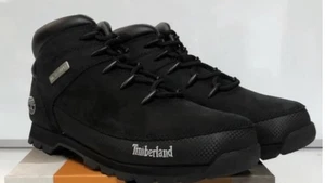 Timberland Herren Euro Sprint Schwarz-UK 10-Hiker TB06361R-001 MID Schnürstiefel-UK Sale - Bild 1 von 2
