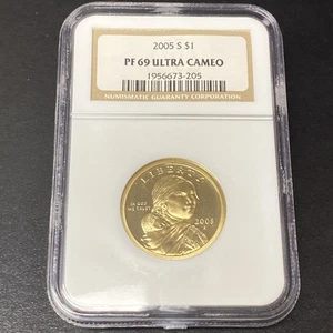 2005-S Sacagawea Dollar Proof NGC PF 69 Ultra Cameo US Mint $1 Coin - Picture 1 of 4
