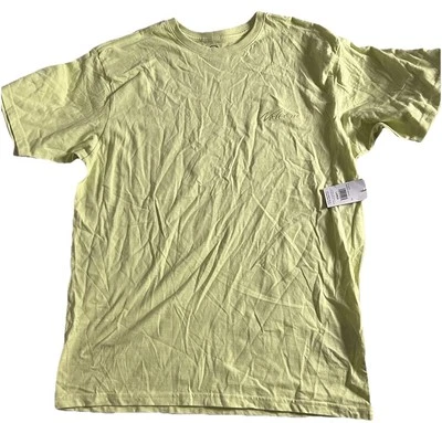 Volcom T-Shirt Men's size Large Yellow  Short Sleeve Logo - Image 1 of 4