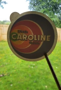 PEGATINA VENTANA RADIO CAROLINE AÑOS 70 ORIGINAL ORIGINAL SIN USAR ULTRA RARA COMO NUEVA - Imagen 1 de 4