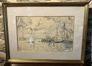 Lithographie d'après Paul SIGNAC (1863-1935) Éditée par Guy SPITZER datée signée - Foto 1 di 13