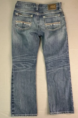 Pantalones de mezclilla Ariat para hombre M4 Coltrane Durango relajados corte bota 34 x 32 vaquero occidental Foto 1 de 4