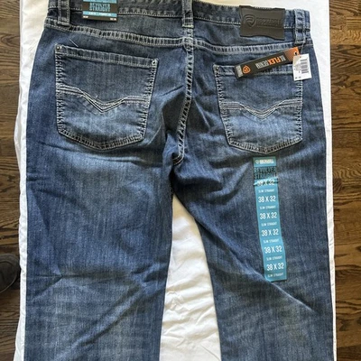 Rock & Roll Jeans Mens 36x36 (fit 36x34) Slim Straight Revolver Stretch - Image 1 of 4