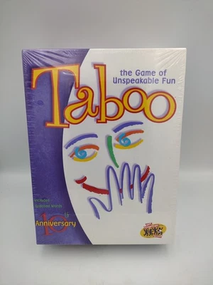 Juego Taboo Edición 10 Aniversario 2000 Hasbro Nuevo y Sellado de Fábrica Envío Rápido Foto 1 de 3
