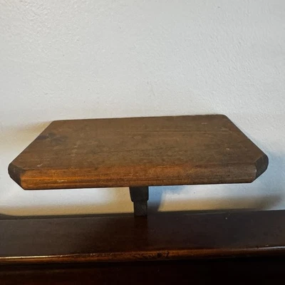 Vintage Wood Wall Shelves Shelf  8.75x5.5”Brown Wooden - Image 1 of 4