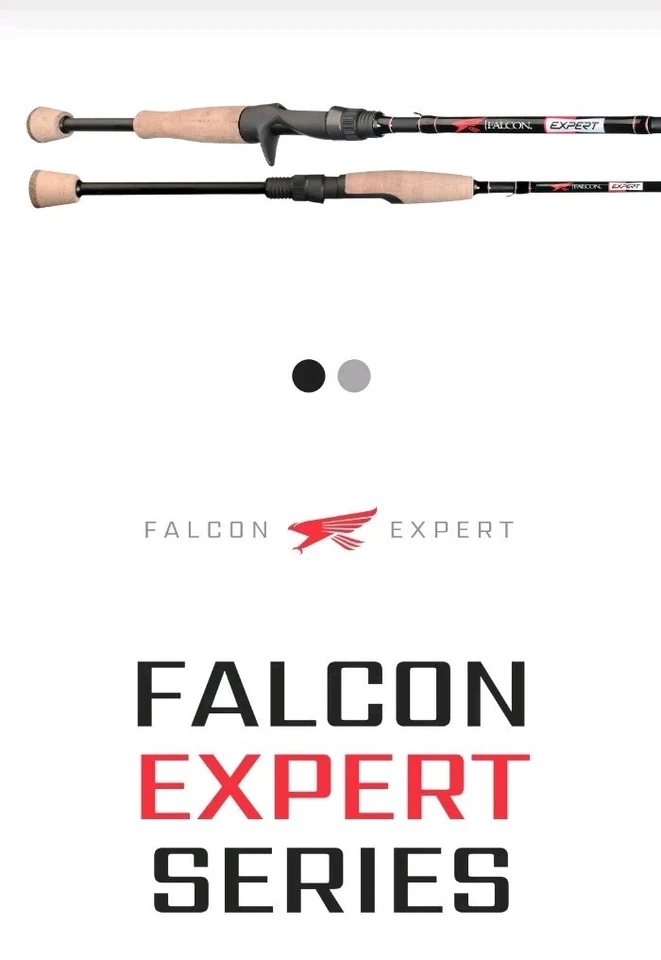 Falcon Expert 6ft 10 inch  Top Water Finese Jig Casting Rod. #EC-5-1610 (New) - Image 1 of 4