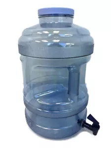 5 Gallon BPA Free Tritan Water Bottle Plastic Container Big Cap Jug W/ Spigot - Picture 1 of 2