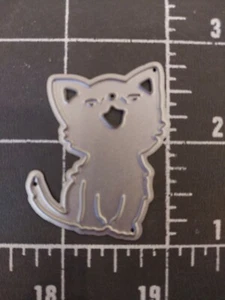 Herramienta troquelada universal fina de metal en relieve refugio de animales rescate gato gatito llorando - Imagen 1 de 2