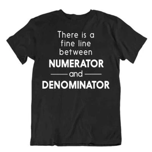 Fina línea entre contador y denominador camisas premio camiseta outsider tee - Imagen 1 de 8