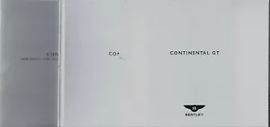 Bentley Continental GT & GT Speed 2008-09 UK Market Sales Brochure Portfolio - Picture 1 of 1