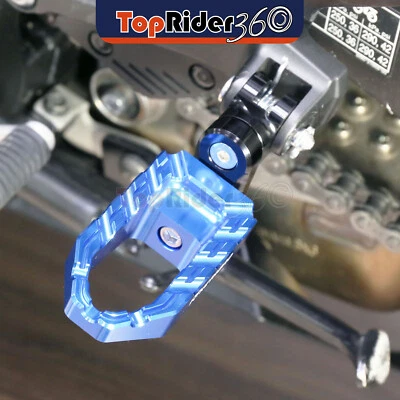 BLUE 25mm Extended BUZZ Front Foot Pegs For MV Agusta Dragster 800 RR / RC 15-19 - Изображение 1 из 4