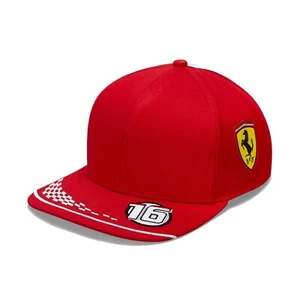 Gorra PUMA Scuderia Ferrari F1 Formula One Team Charles Leclerc Racer Driver Hat - Imagen 1 de 4