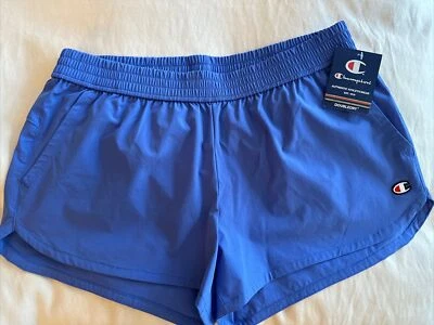 Pantalones Cortos Deportivos para Correr Champion Para Mujer Doble Seco con Bolsillos Grandes Nuevos con Etiquetas Azul Foto 1 de 4