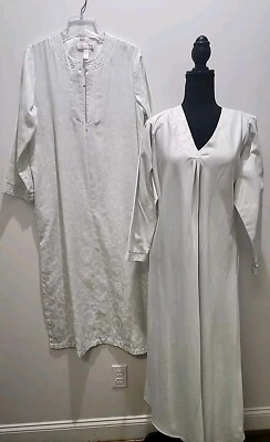 De Colección OSCAR DE LA RENTA Camisón Etiqueta Rosa Bata 2 Piezas Verde Como Nuevo Talla Pequeña Foto 1 de 4