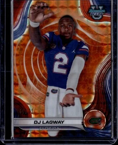 2024 Bowman U Best DJ Lagway Orange Geometric Refractor 10/25 - Bild 1 von 2