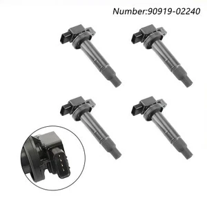 4PCS Ignition Coil 90919-02240 Fits For Toyota Yaris Prius xA xB Echo 1.5L - Picture 1 of 7