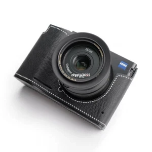 Genuine Leather ZEISS ZX1 Insert Camera Cover Hafe Case Kontice Handmade Gift - Picture 1 of 17