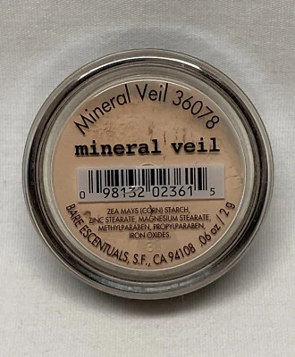 New ID Bare Escentuals .06oz/2g MINERAL VEIL POWDER 36078 Bare Minerals Sealed - Image 1 of 4