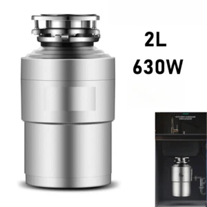 Tritatutto 630W 220V Casa Cucina Smaltimento Spazzatura Schiaccia Spazzatura 2L - Foto 1 di 16