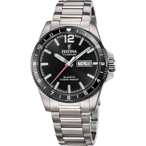 Reloj Festina hombre titanio esfera negra brazalete titanio F20698/4 - Imagen 1 de 1