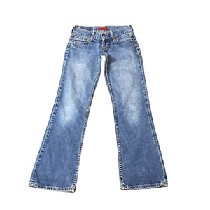Levi's Jeans Womens 26W 30L Blue 557 Denim Red Tab Faded Medium Wash Preppy - Picture 1 of 3