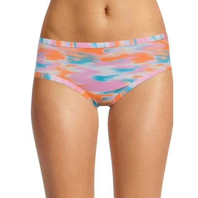 Bragas hipster de algodón para mujer No Boundaries talla GRANDE rosa pétalo tie dye Foto 1 de 1