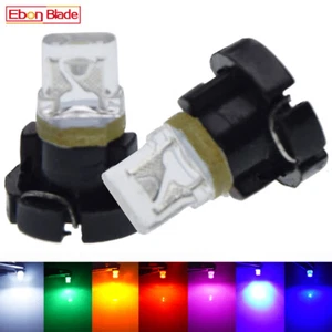 T3 8mm COB LED Dashboard Light Gauge Bulb Map Globe for DC 12V Car Auto 7 Colors - Picture 1 of 8