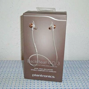 NEW PLANTRONICS BACKBEAT GO 3 WIRELESS HEADPHONES - COPPER/GREY (P/N: 204351-01) - Picture 1 of 10