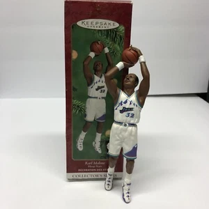 Vintage Karl Malone Mailman HOF Utah Jazz NBA Hoop Stars Hallmark Ornament 2000 - Picture 1 of 5