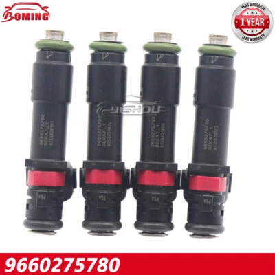 Boquilla inyectora de combustible 4 piezas Peugeot 307 407 508 para Citroen C4 C5 9660275780 Foto 1 de 4